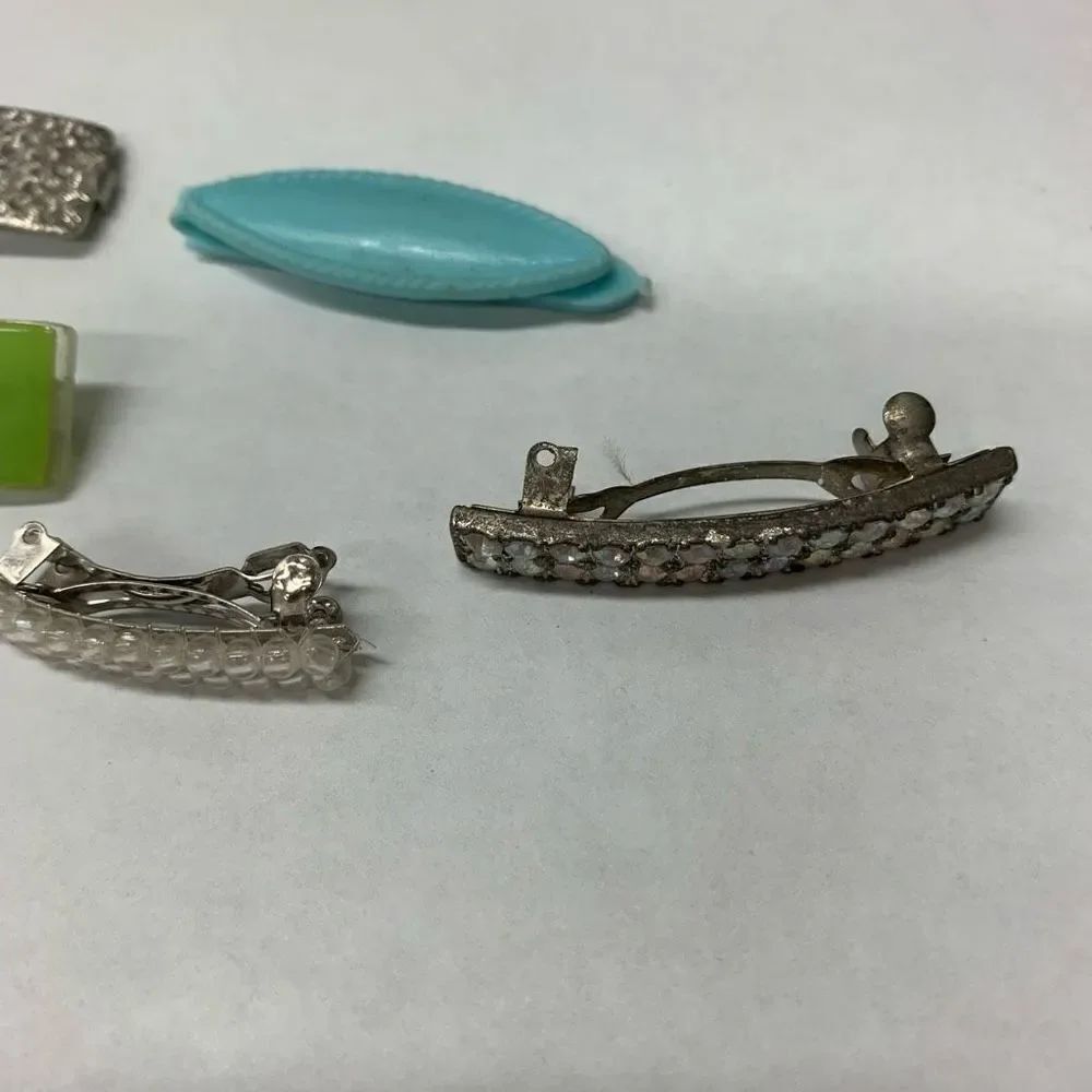 8 Vintage Hair Barrettes For Women And Girls - Picture 4 of 7
